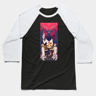 The Devil Tarot Baseball T-Shirt